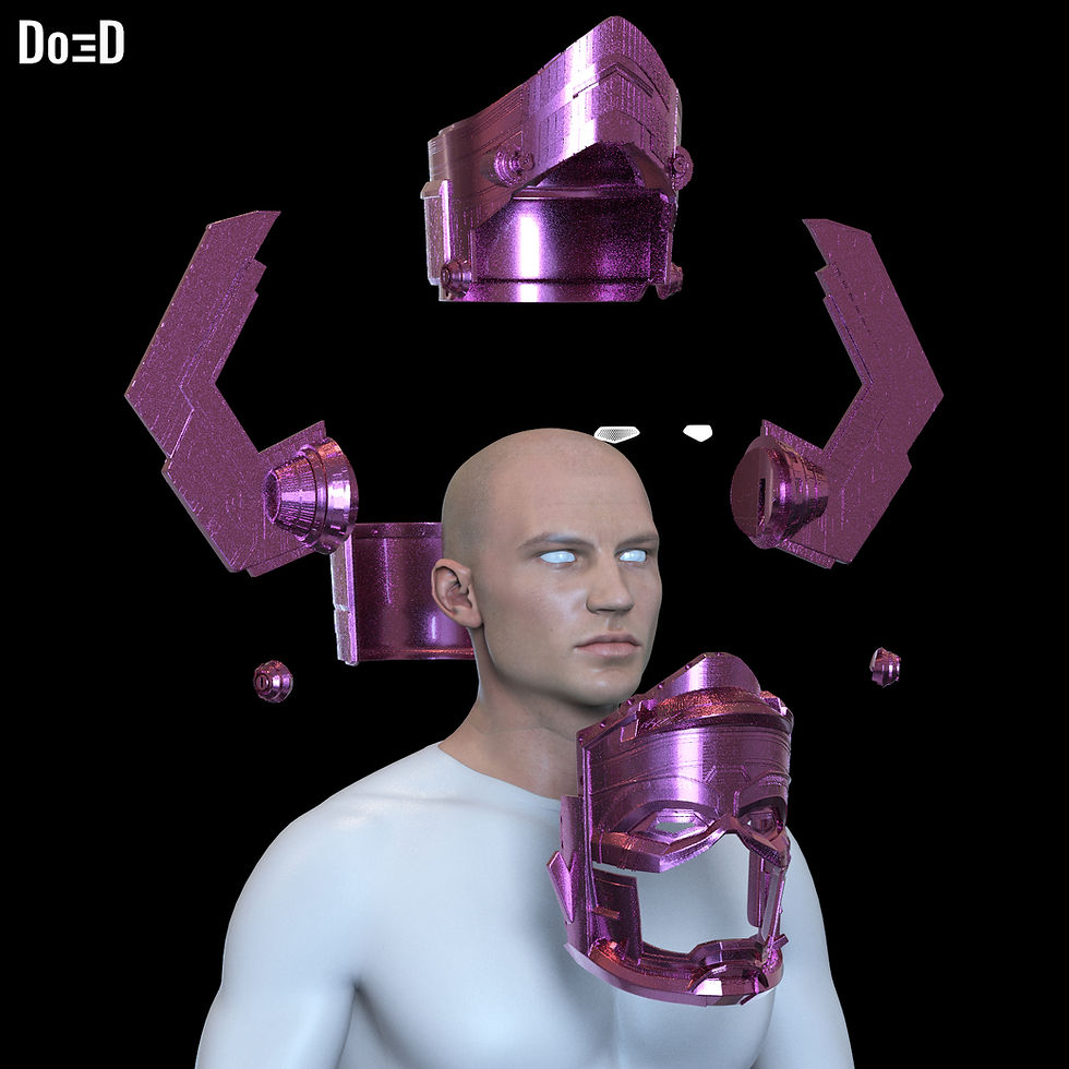 Thumbnail: Galactus Fantastic Four Helmet | 3D Printable Model STL File #GFF32
