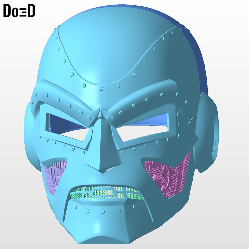 Thumbnail: Doctor Doom 2025 Helmet Classic Inspired Variant DR. | 3D Printable Model #DD25