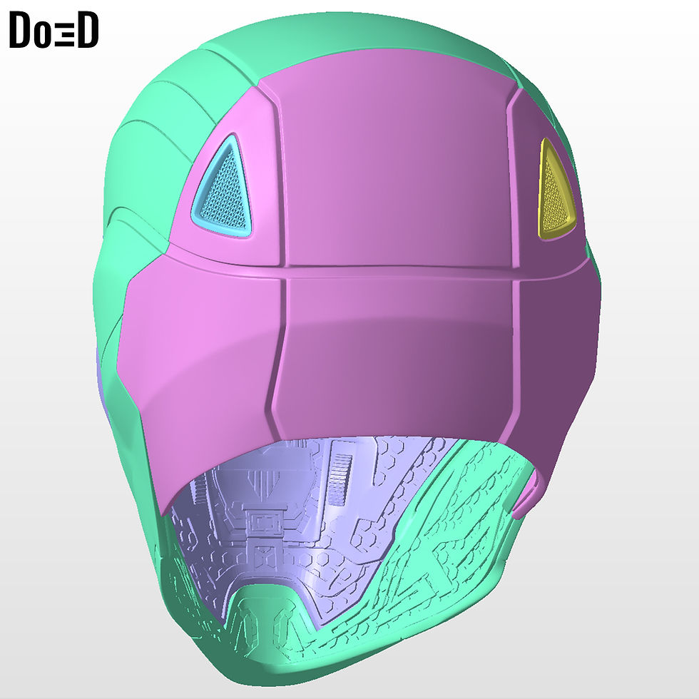 Thumbnail: Rescue Endgame Helmet Iron Man Mark XLIX MK 49 Pepper Potts 3D Model STL #5842