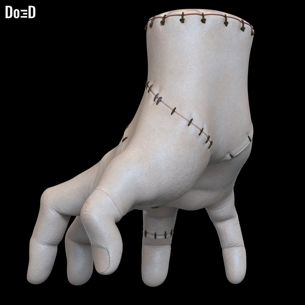 Thumbnail: Thing Hand from Wednesday 3D Printable Model Print File STL #TW44