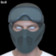 Dune Part Three Mask Goggles Paul Atreides Helmet 3D Printable Model 3 #D3P47