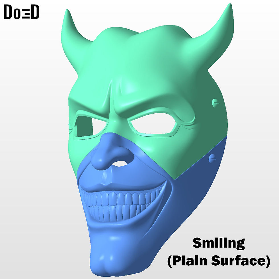 Thumbnail: The Grabber Mask from The Black Phone Swappable Smiling Frowning No Mouth #GBP12