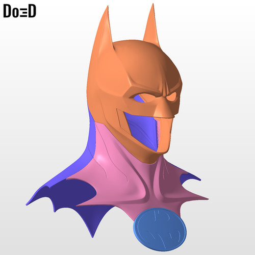 Batman 2023 Cowl Michael Keaton Helmet The Flash 3D Printable