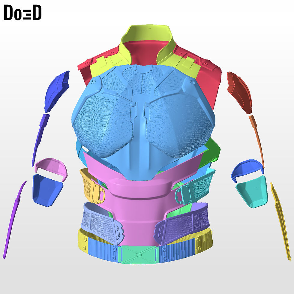 Thumbnail: Wolverine X-Men Days of the Future Past Armor| 3D Printable Model #WX5