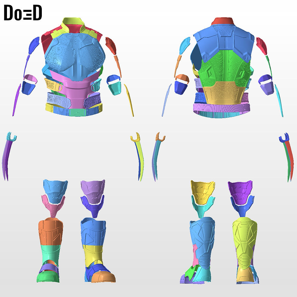 Thumbnail: Wolverine X-Men Days of the Future Past Armor| 3D Printable Model #WX5