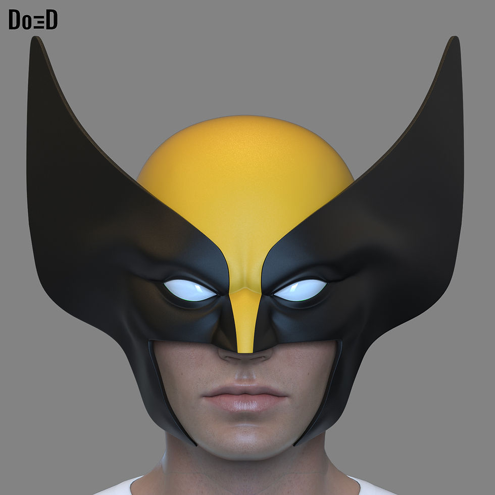 Wolverine 97 Cowl / Helmet 3D Printable Model Print File #W97