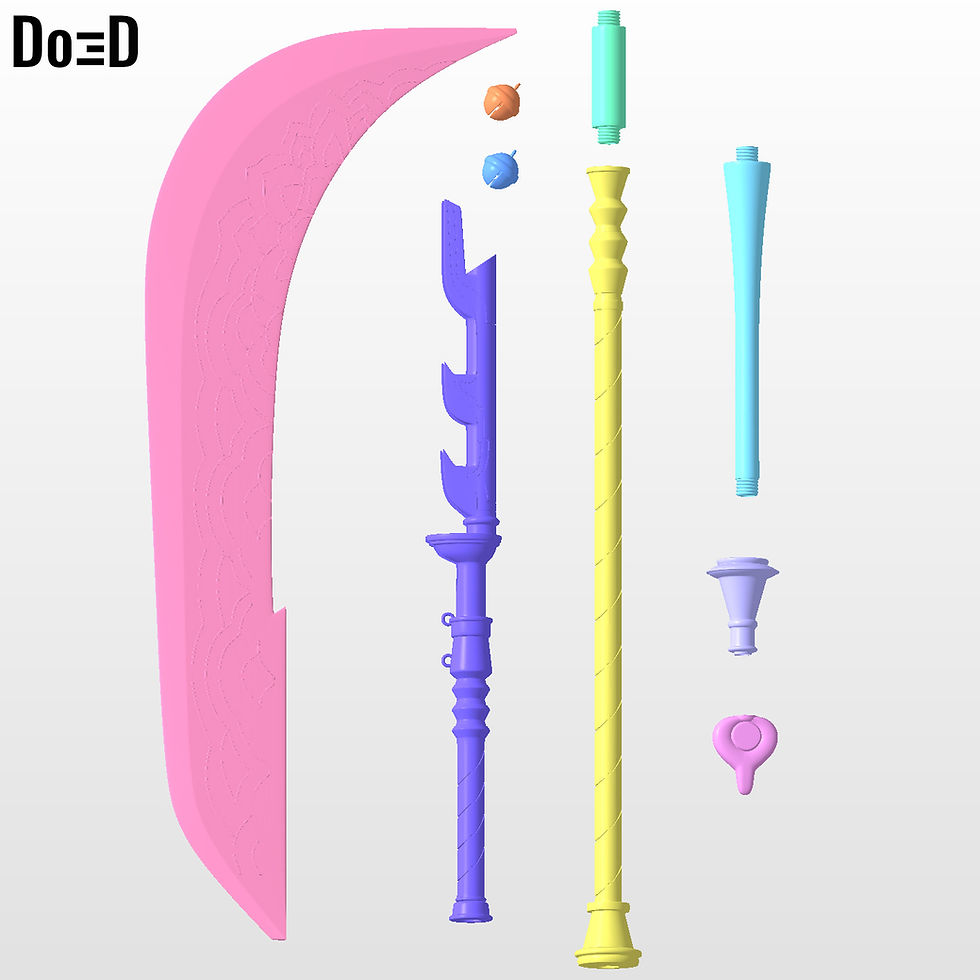 Thumbnail: Mira's Gok-do Glaive Kpop Demon Hunters 3D Model STL #MG64