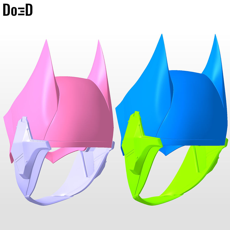 Thumbnail: Batman BGAK Cowl / Helmet 3D Printable Model Print File STL #F53