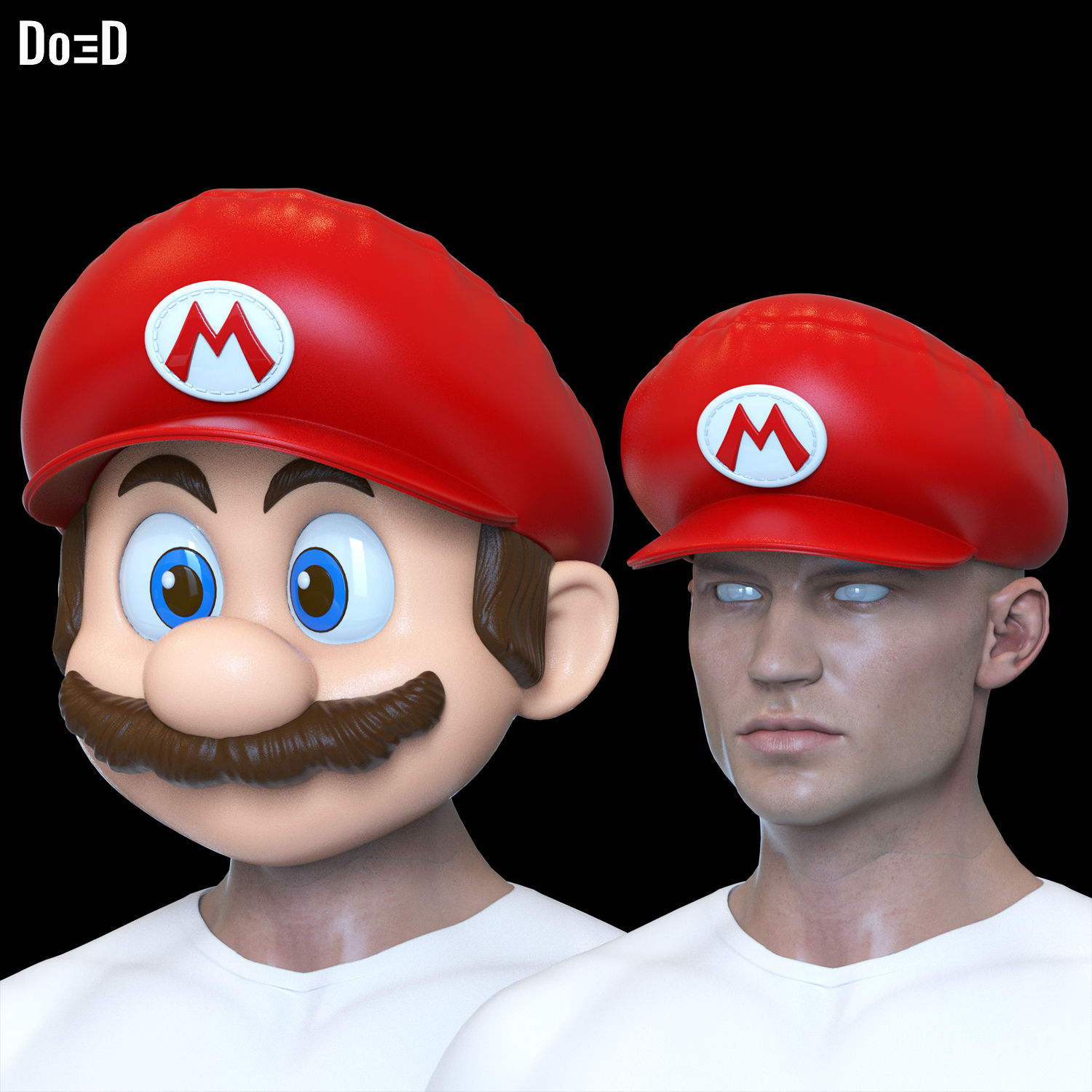 Bundle: Mario Super Mario Helmet | 3D Printable Model #BMM45