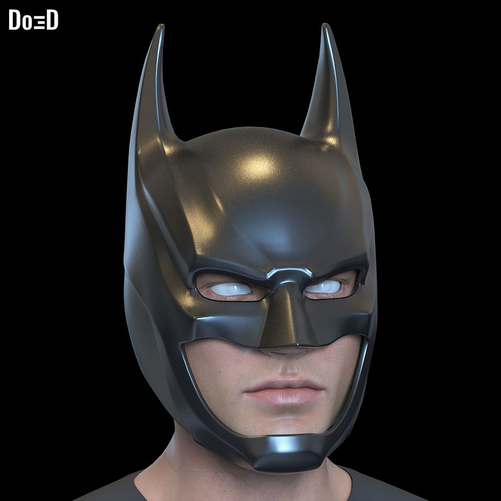Batman Injustice 2 Helmet Cowl | 3D Printable Model Print File #2699