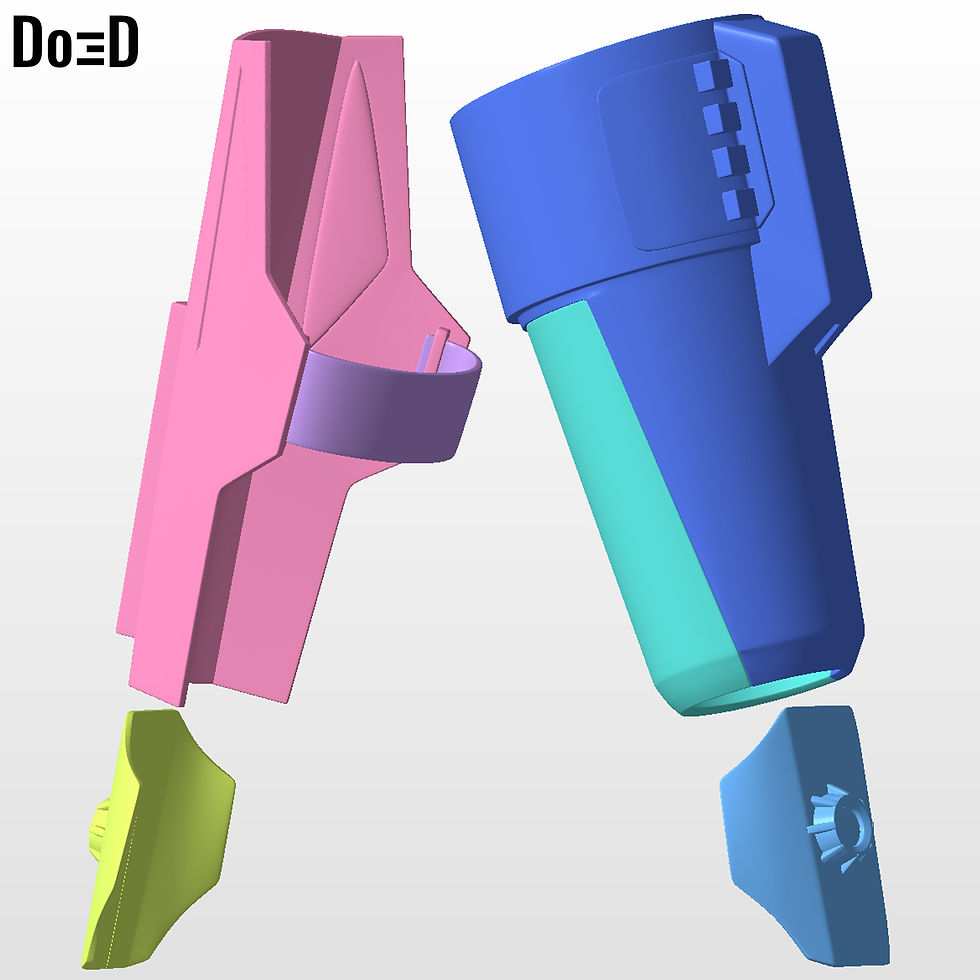 Thumbnail: Tech Bad Batch armor | 3D Printable Model #BBT1