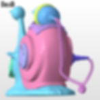 Thumbnail: Den Den Mushi Axe Hand Morgan One Piece Transponder Snail 3D Model STL #ADN329
