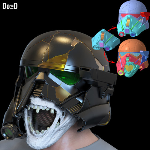 Zombie Death Trooper Ahsoka 3D Printable Model STl ZT41 Do3D