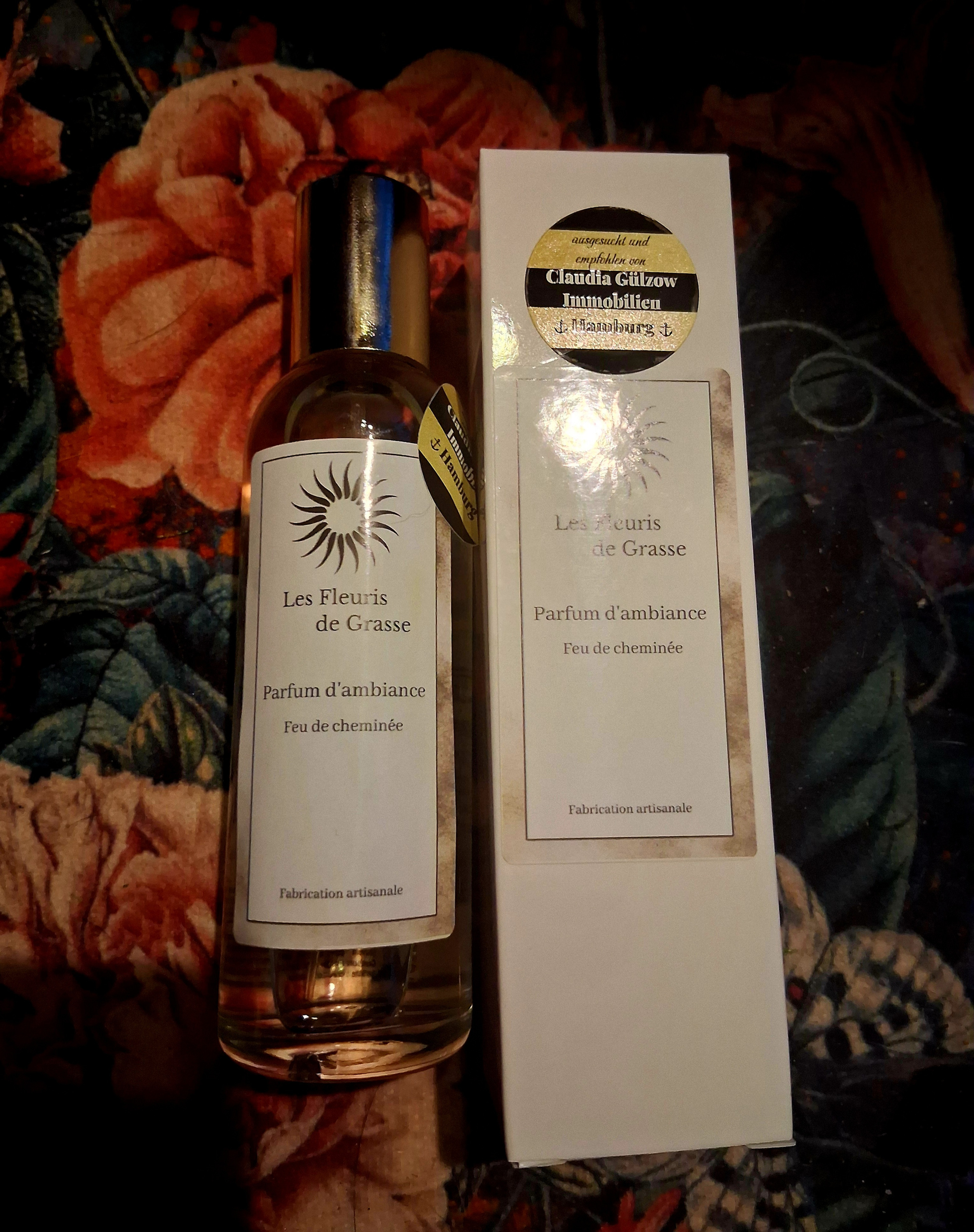Luxus Raumduft 100 ml Kaminfeuer - rauchig ledrich Holz - elegant maskulin