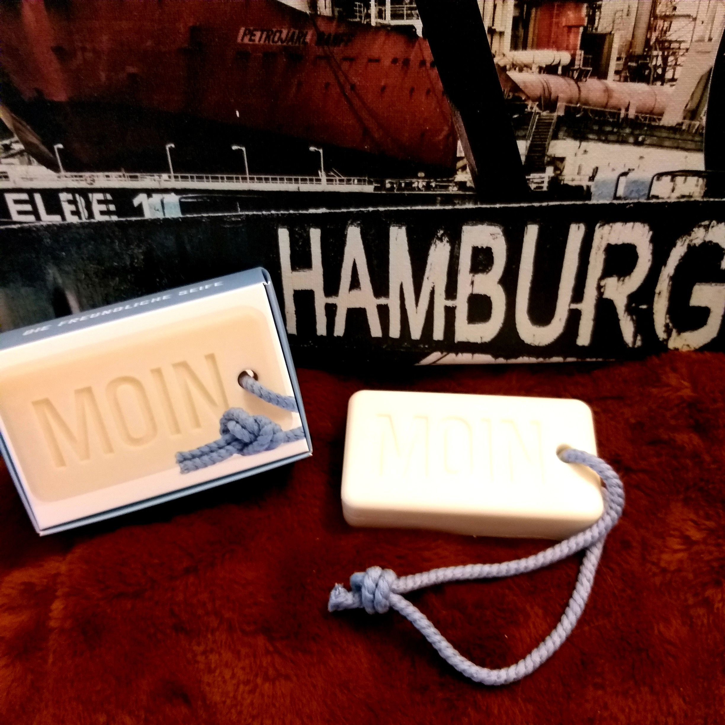 "MOIN" Seife aus Hamburg mit Tau 190 Gr