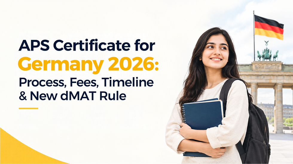APS Certificate for Germany 2026: Process, Fees, Timeline & New dMAT Rule
