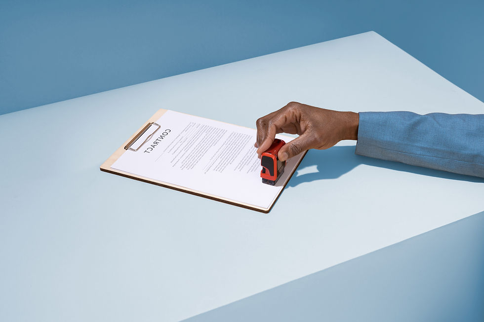 Contract Stamp Approval