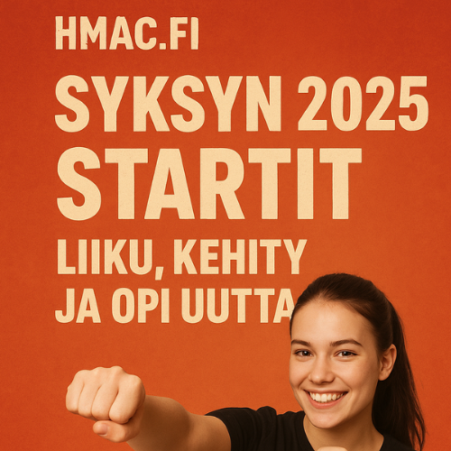 Syksyn 2025 startit — liiku, kehity ja opi uutta HMAC:issa!