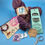Miniatura: Growth Scarf Kit, 2 skeins of yarn, Zipper pouch, Llama Point Protectors, Scissors, Darning Needle