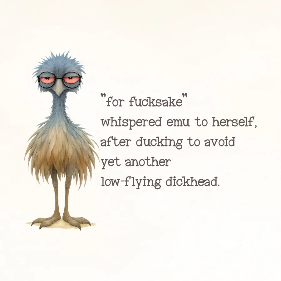 Thumbnail: Cranky Emu Ceramic Mug