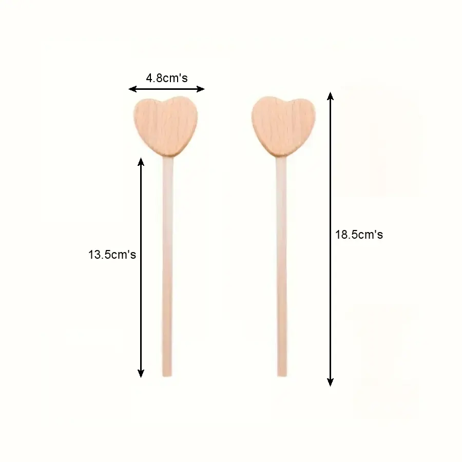 Thumbnail: Personalised Wooden Star or Heart Wand. Magical Wand Keepsake