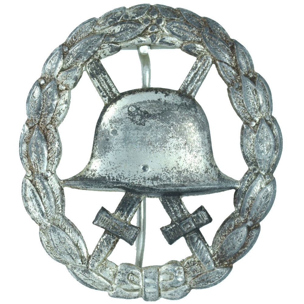 A WW1 German Hollow Silver Wound Badge