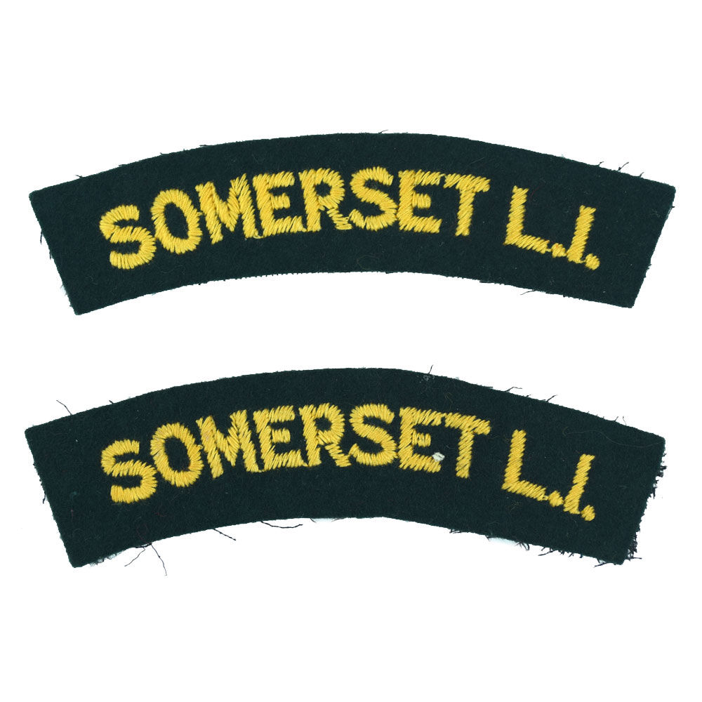 British Army Somerset Light Infantry Shoulder Flashes