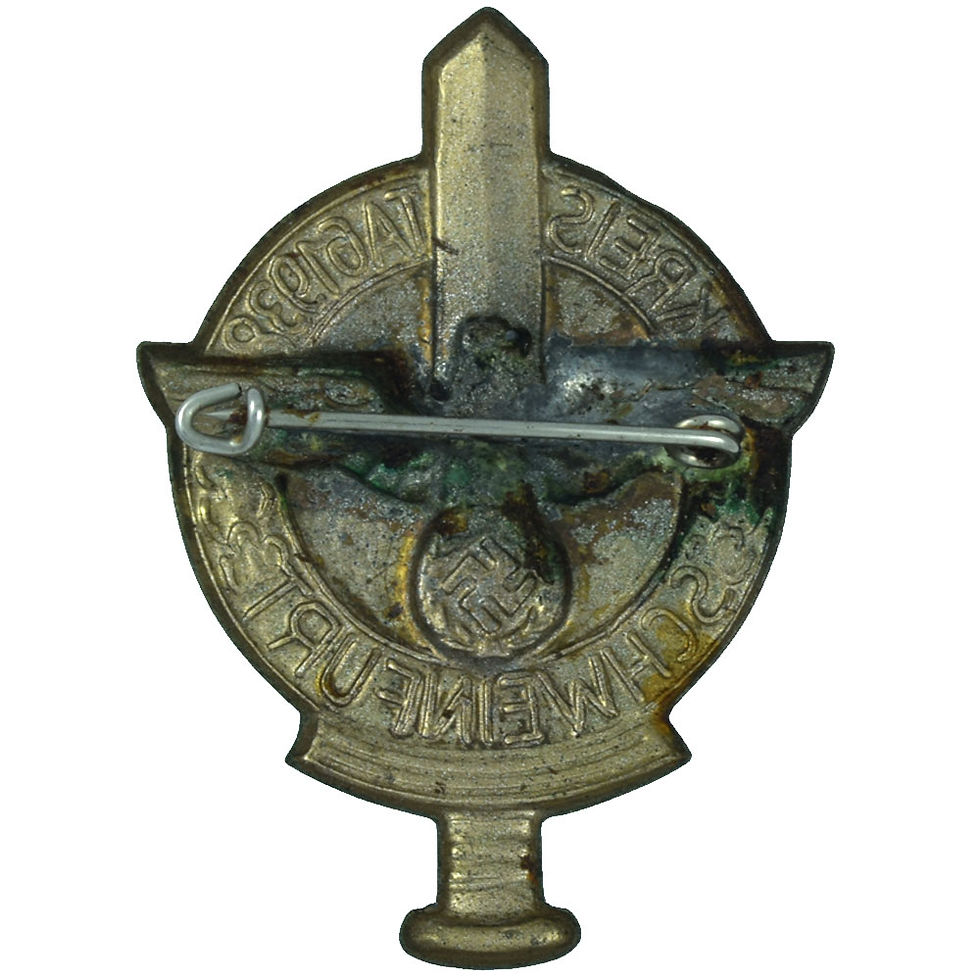 Thumbnail: WW2 German Day Badge, for Schweinfurt District Day 1938
