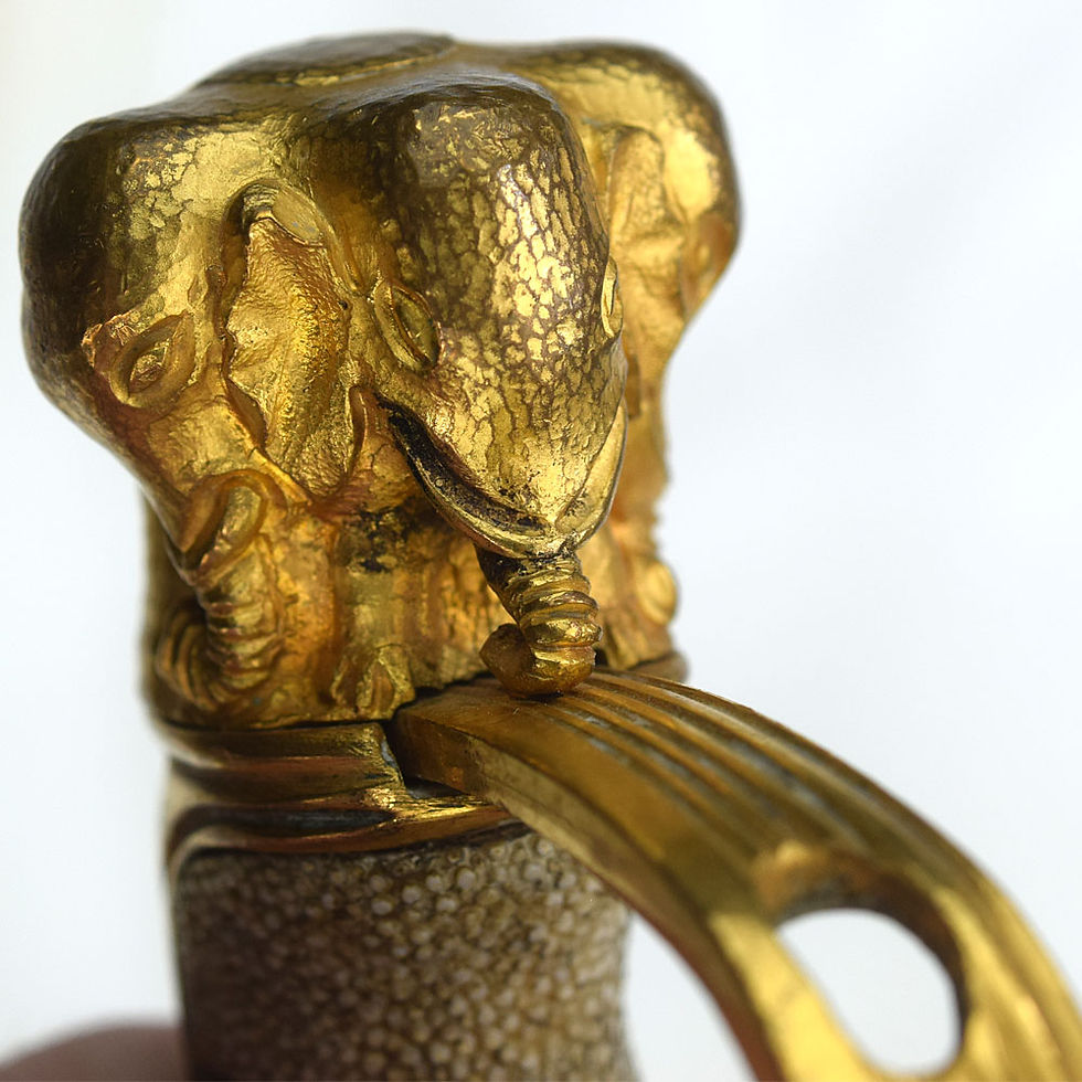 Thumbnail: A Possibly Unique Rama V Period Naval Captain Sword,