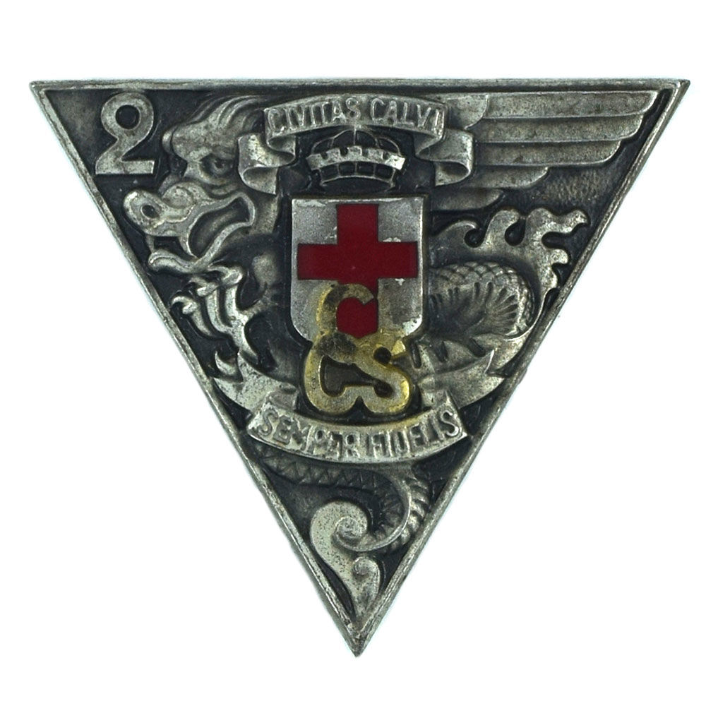 A French Foreign Legion 2 REP, CCS Company Badge J Balme Saumur