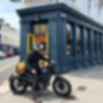 Steve Toze outside Terra Nova Cafe in Devonport, Plymouth