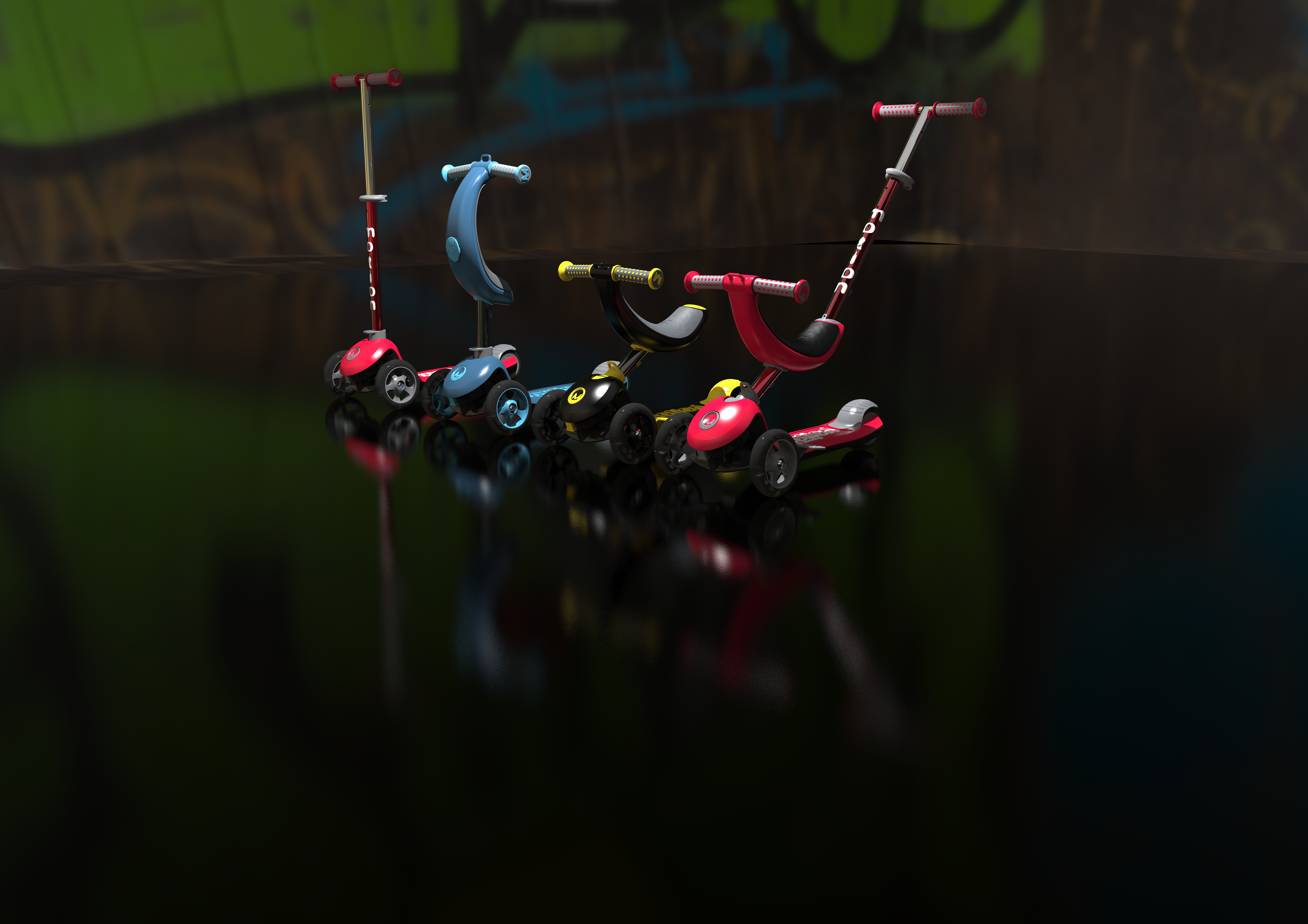 Glider 4in1 Folding Scooter