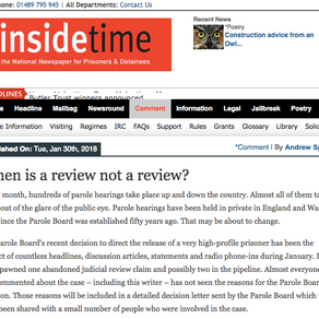 When is a review not a review? Inside Time