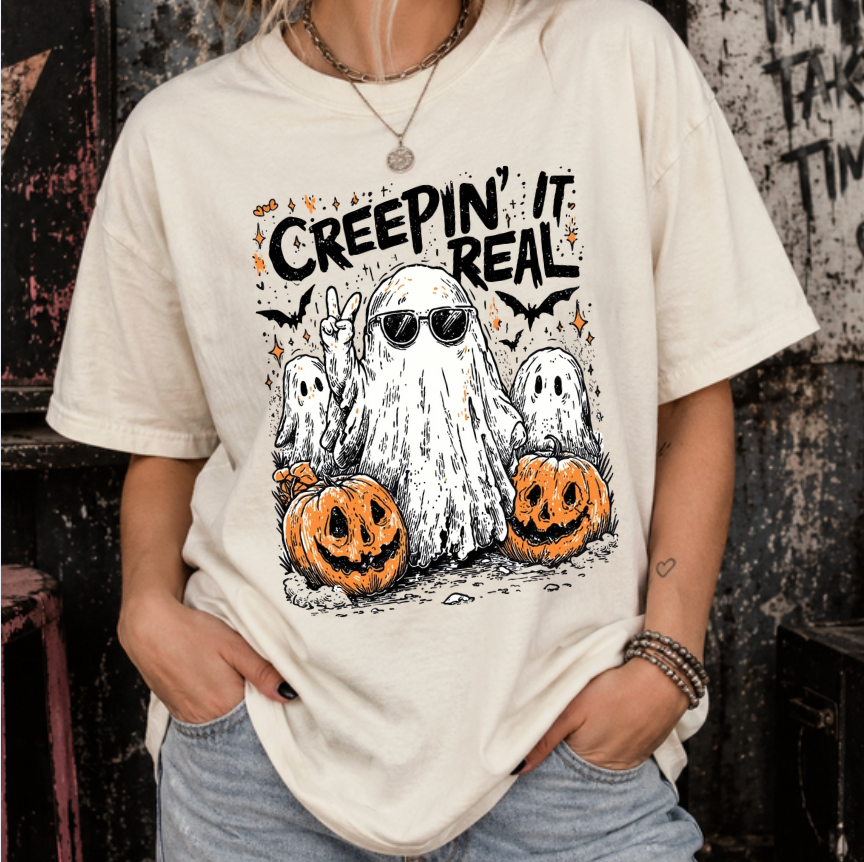 Creepin' it Real Comfort Colours Tee