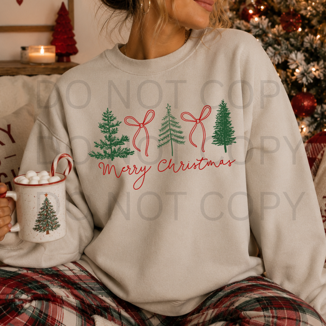 MERRY CHRISTMAS DTF TRANSFER