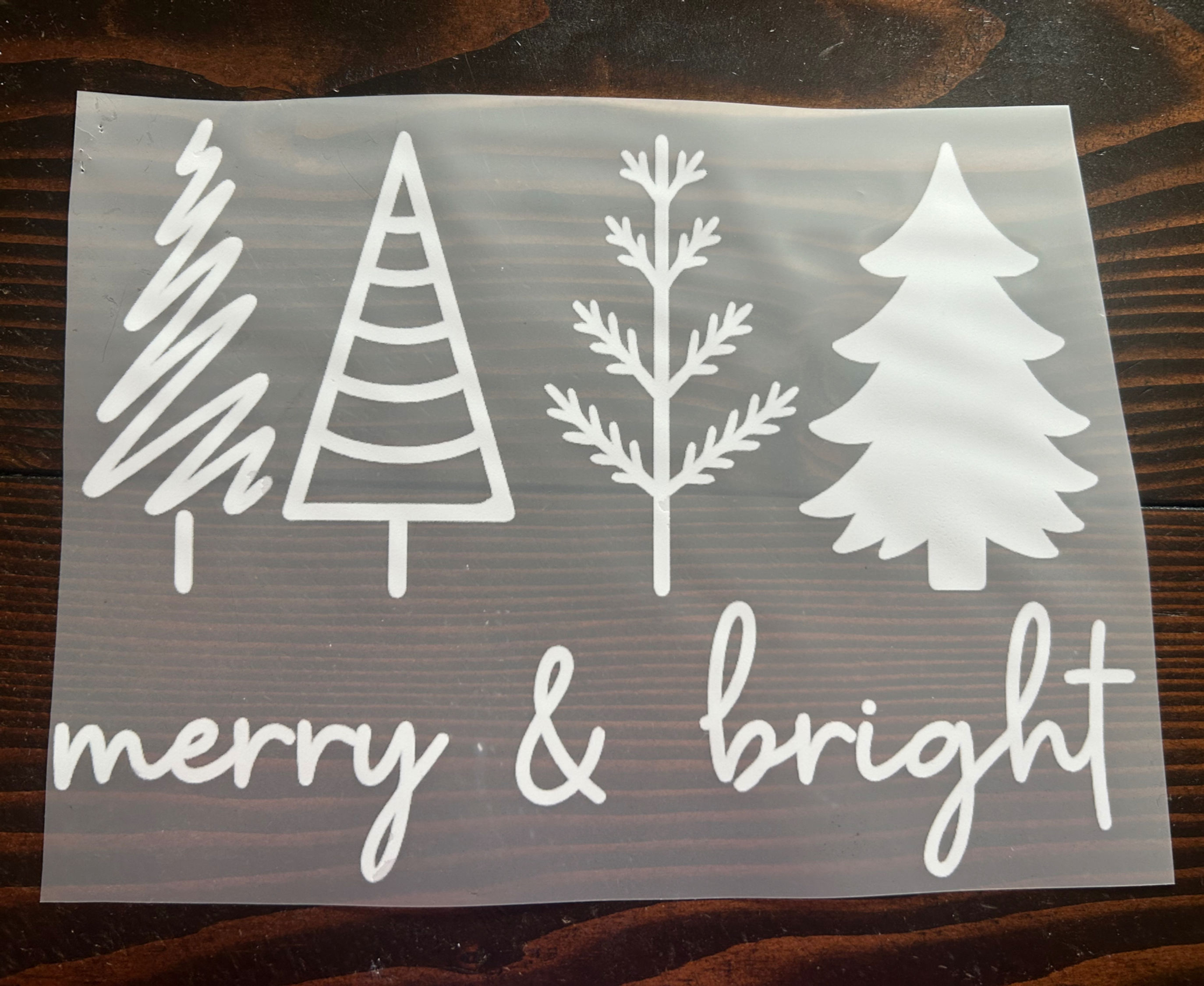 MERRY & BRIGHT DTF TRANSFER