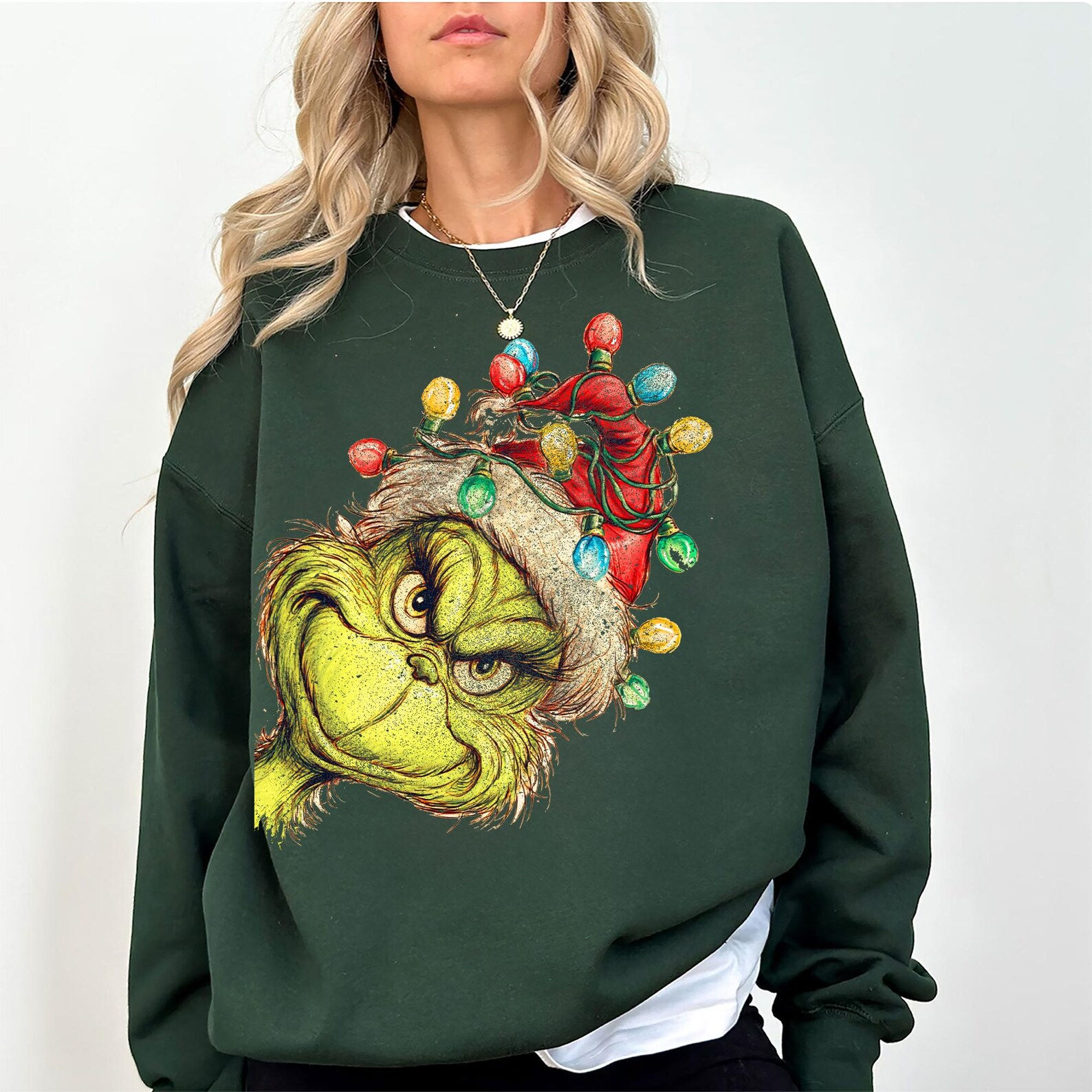 GRINCH LIGHTS DTF TRANSFER