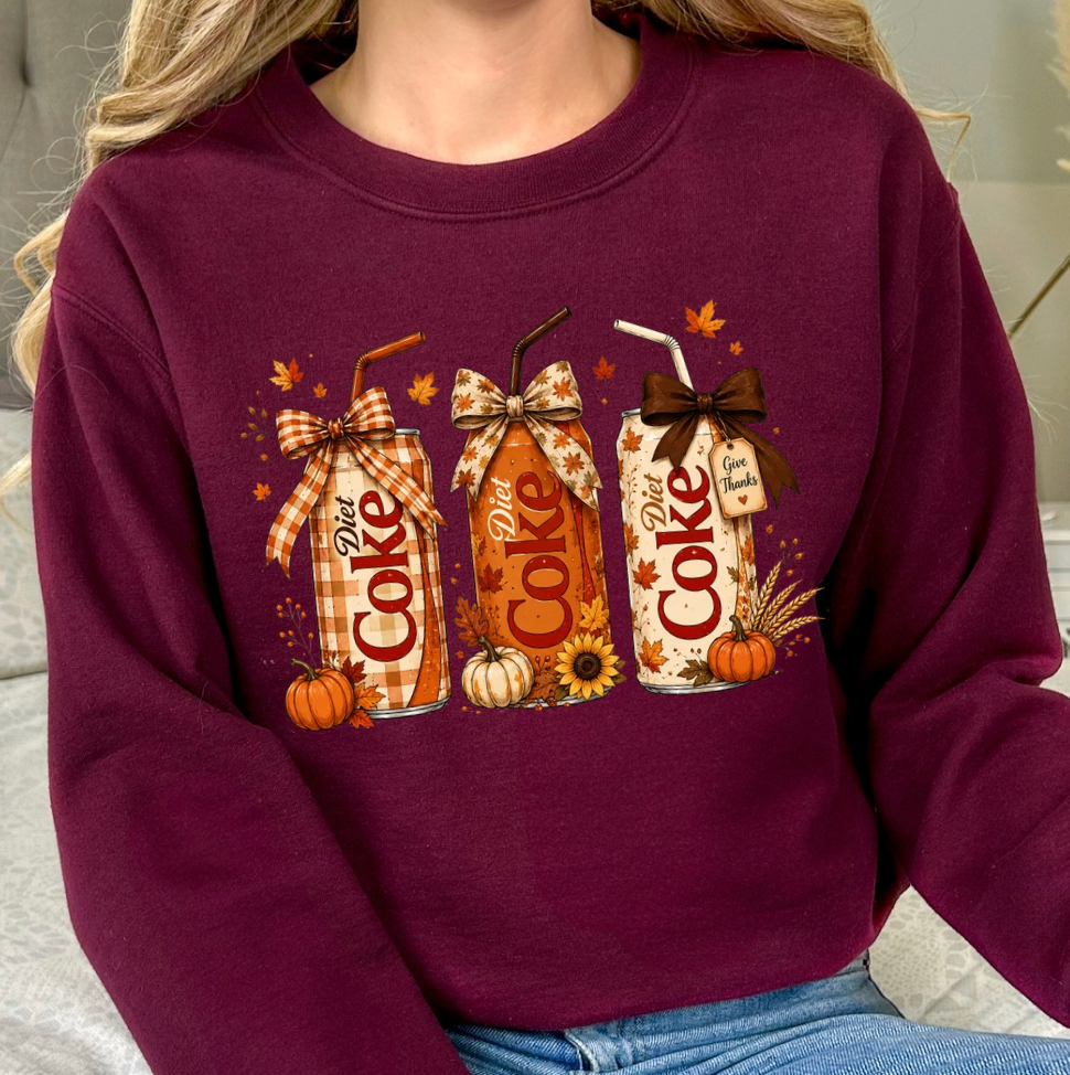 Fall Diet Coke Crewneck Sweater