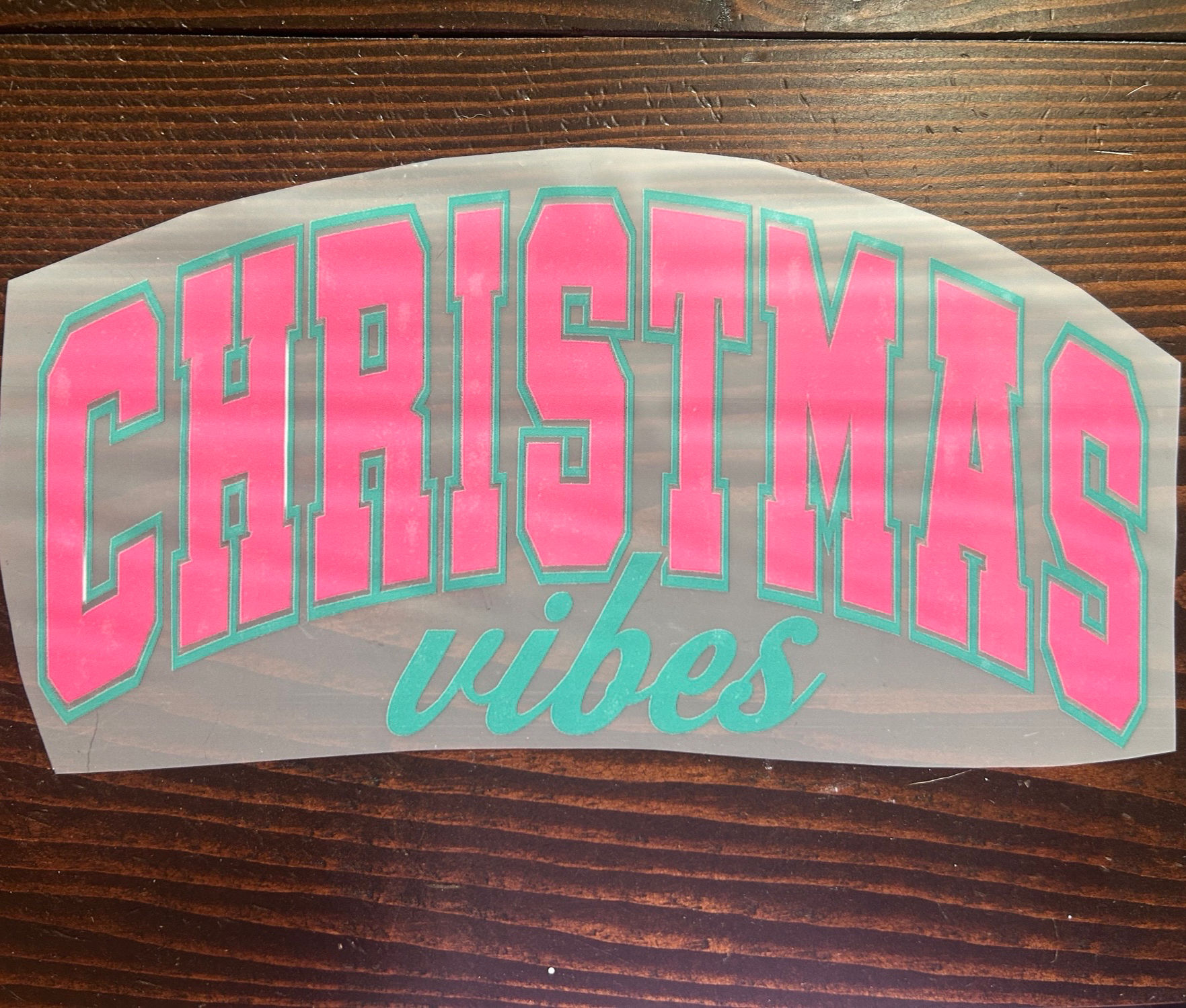 CHRISTMAS VIBES DTF TRANSFER