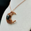 Thumbnail: Cresent Pendant with Tourmaline