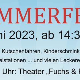 Einladung zum Sommerfest 2023