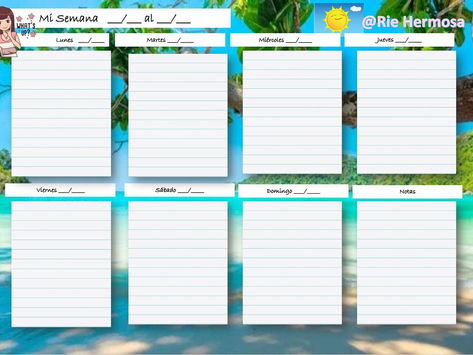 Descarga Gratis Planeadores semanales
