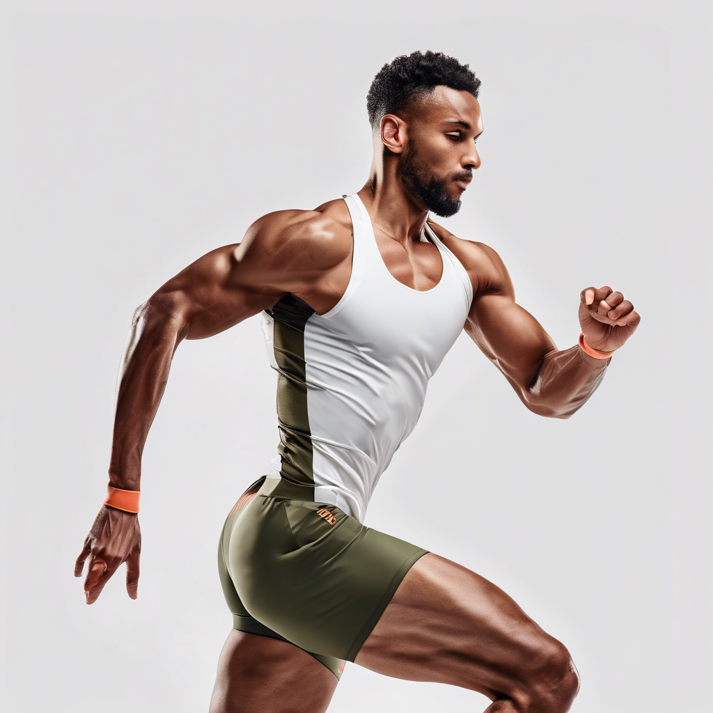 Athlete In Motion Print