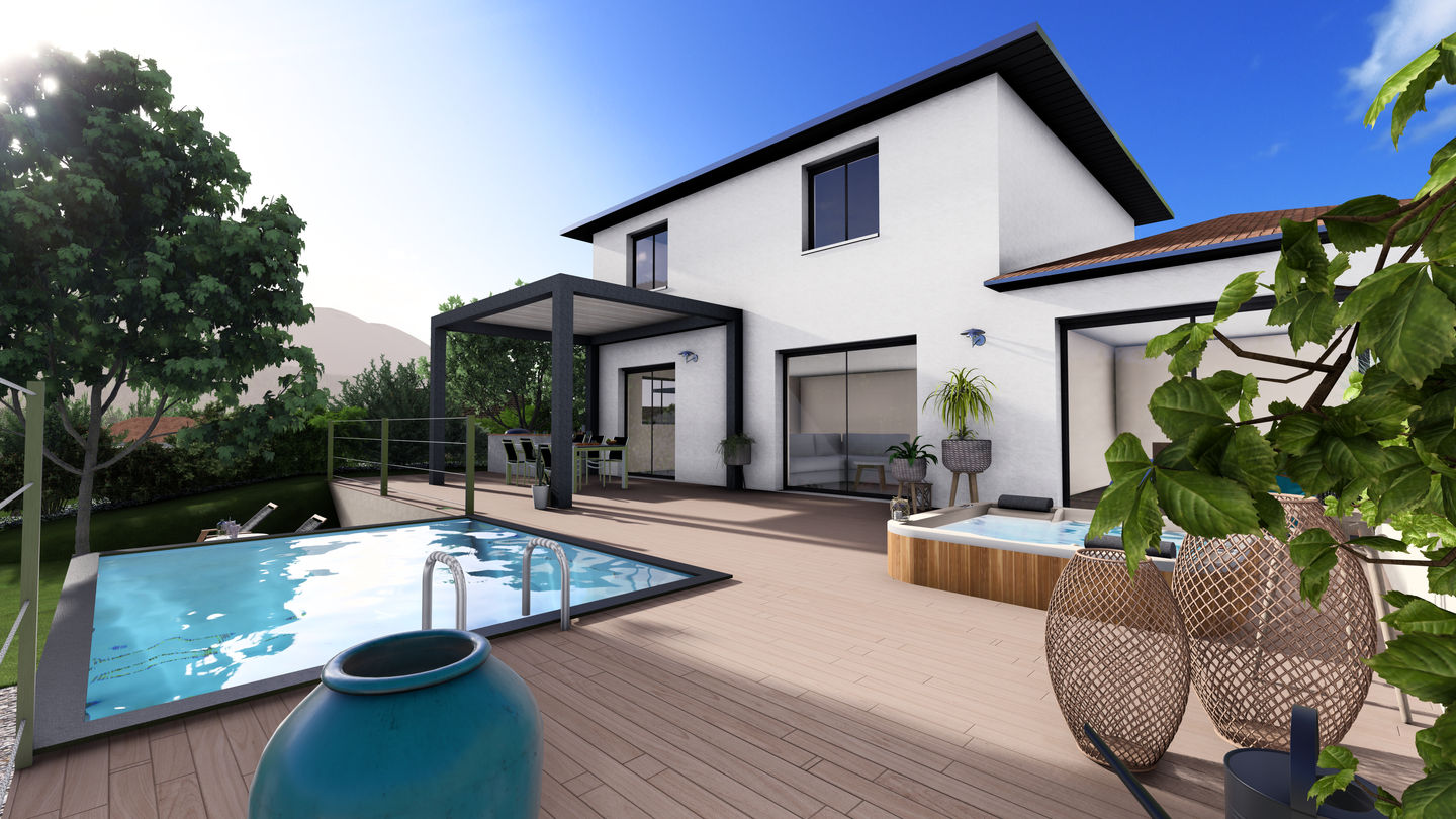 Jardins particuliers en 3D