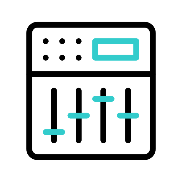 an animated gif of a DAW system