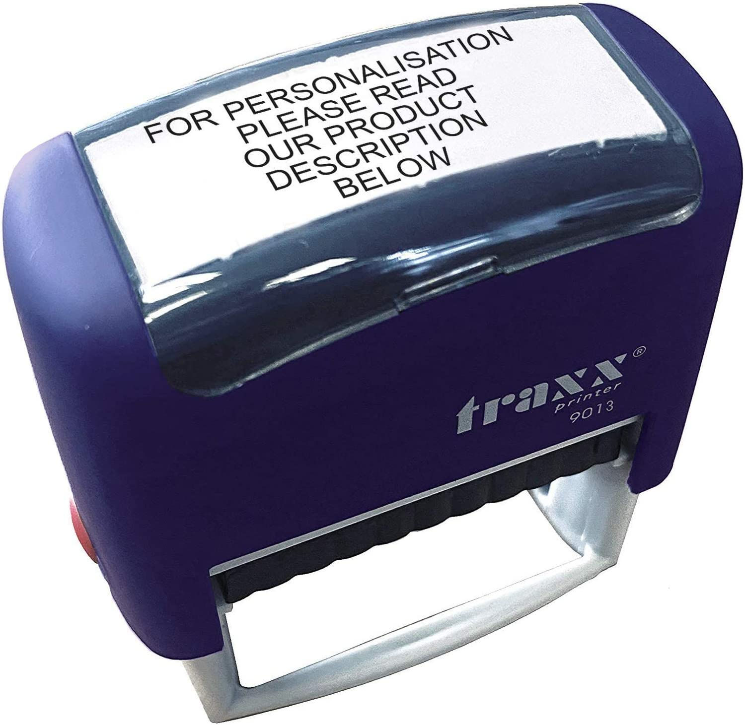 Traxx 9013 58 x 22mm - Premium Personalised Custom Made Self-Inking Business Com
