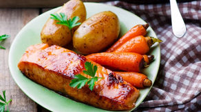July Delight: Perfectly Sweet Maple Glazed Salmon
