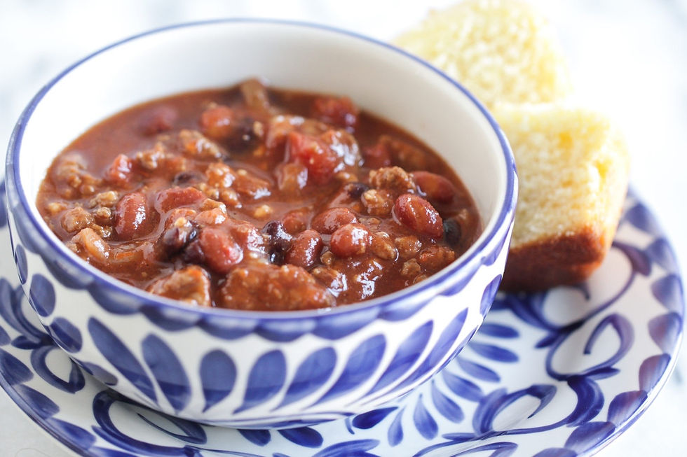 We’re taking comfort food to a whole new level with our featured Dish of the Month: Kansas City BBQ Chili. A hearty blend of smo