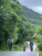 Cycling trip to fisherman village