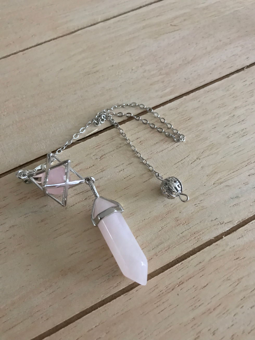 Rose Quartz Pendulum